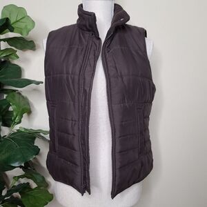 Ann Taylor Women's Puffer Vest Brown Size S